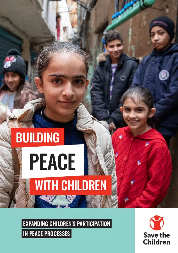 Building Peace with Children – Expanding Children’s Participation in Peace Processes thumbnail