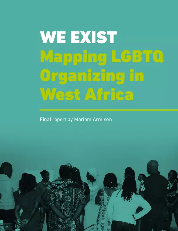 We Exist: Mapping LGBTQ Organizing in West Africa thumbnail