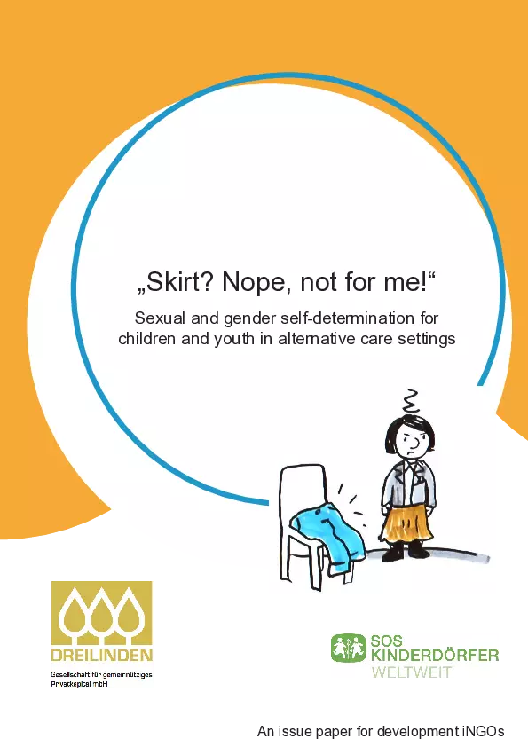 “Skirt? Nope, not for me!”: Sexual and gender self-determination for children and youth in alternative care settings thumbnail