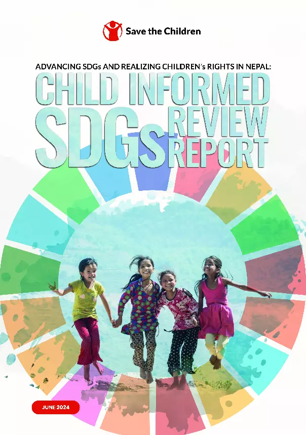 Advancing SDGs and Realizing Children’s Rights in Nepal: Child Informed SDGs review report thumbnail