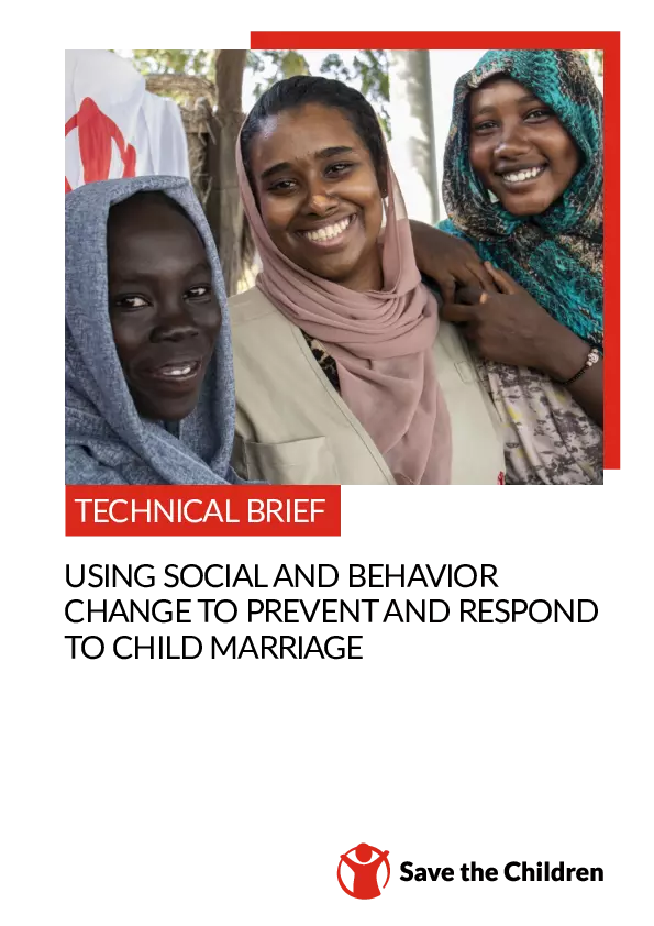Using Social and Behavior Change to Prevent and Respond to Child Marriage thumbnail