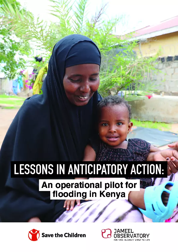 Lessons in Anticipatory Action: An operational pilot for flooding in Kenya thumbnail