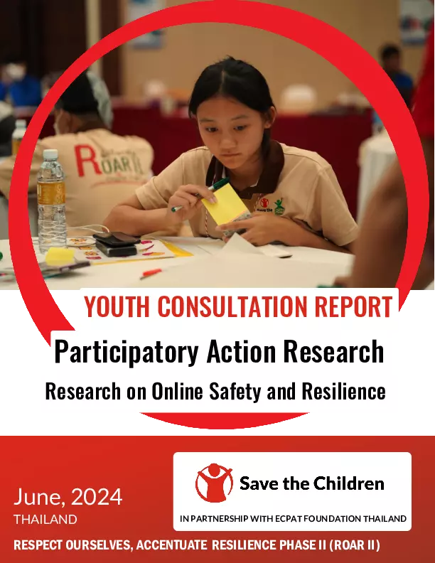 Participatory Action Research on Online Safety and Resilience