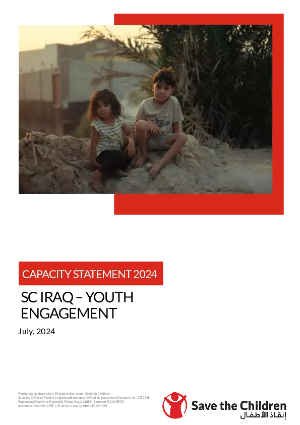 SC Iraq – Capacity statement on youth engagement (August 2024) thumbnail