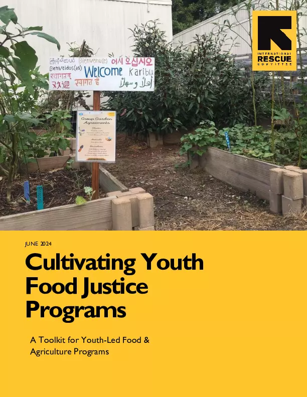 Cultivating Youth Food Justice Programs: A toolkit for youth-led food and agriculture programs thumbnail