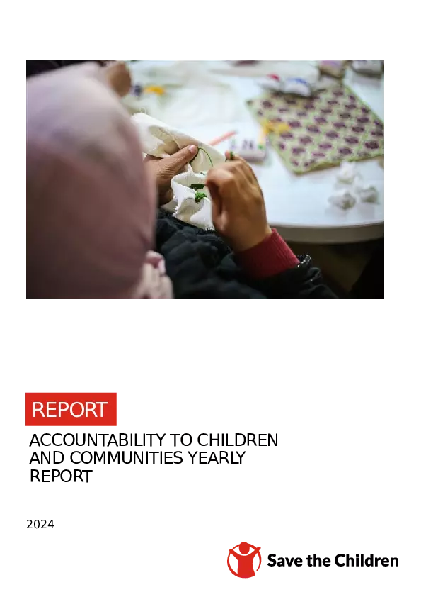 Accountability to Children and Communities Yearly Report