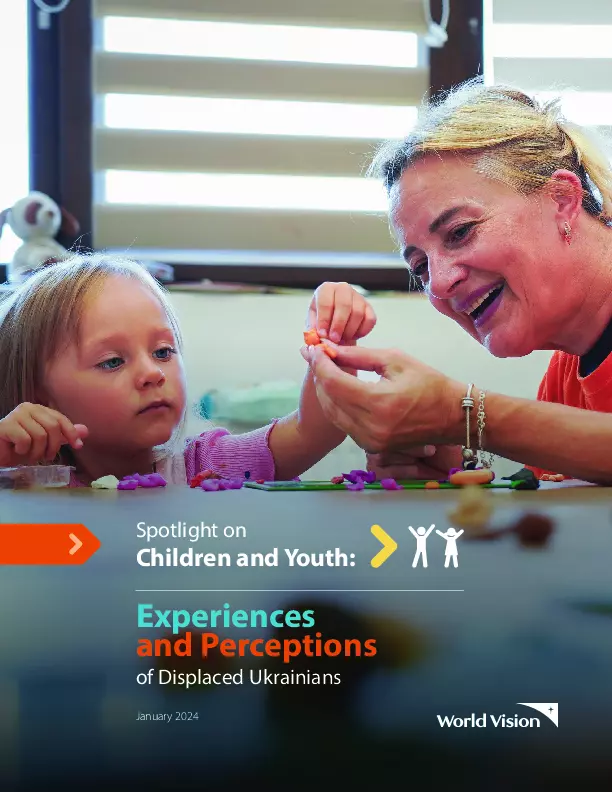 Spotlight on Children and Youth: Experiences and perceptions of displaced Ukrainians thumbnail
