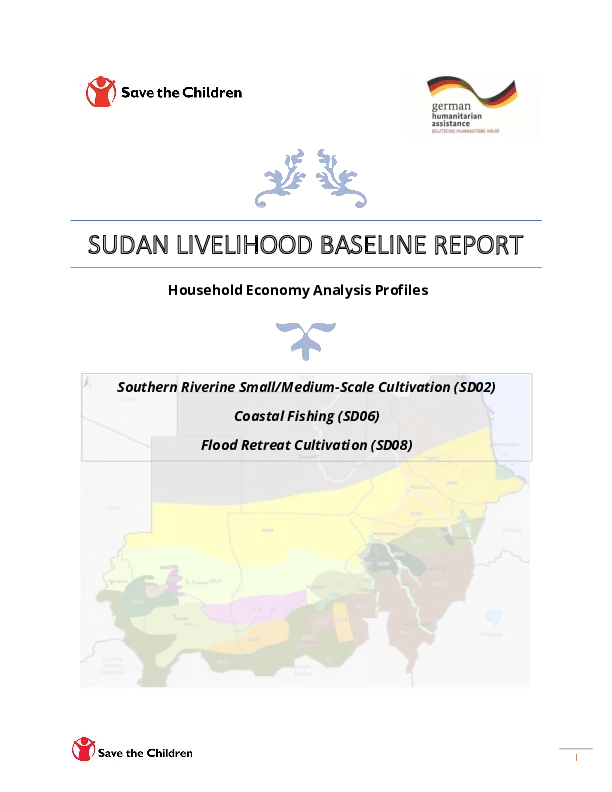 Sudan Livelihood Baseline Report: Household Economy Analysis Profiles (2025) thumbnail