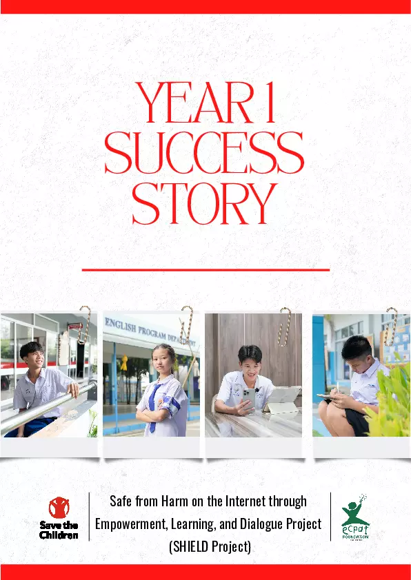 Safe from Harm on the Internet through Empowerment, Learning, and Dialogue Project: Year 1 Success Story (Thailand, 2025) thumbnail