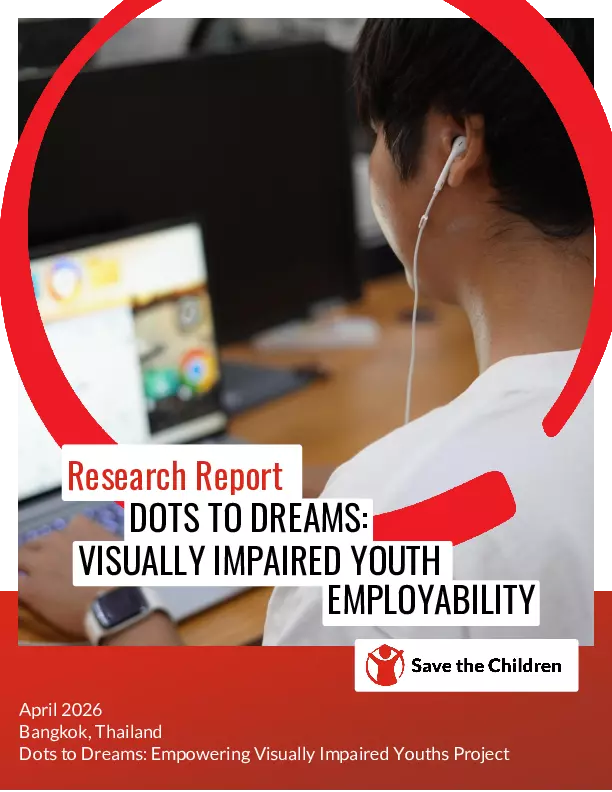 Dots to Dreams: Visually Impaired Youth Employability (Thailand, 2026) thumbnail