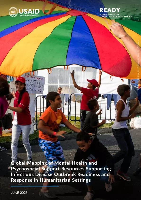 Global Mapping of Mental Health and Psychosocial Support Resources Supporting Infectious Disease Outbreak Readiness and Response in Humanitarian Settings thumbnail