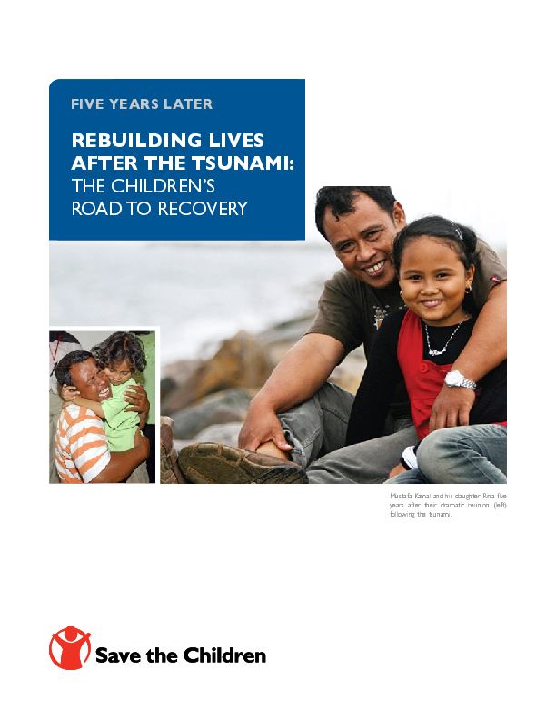 Rebuilding Lives After the Tsunami: The children's road to recovery -  Five years later