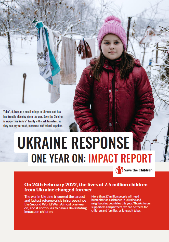 Ukraine Response One Year On: Impact report