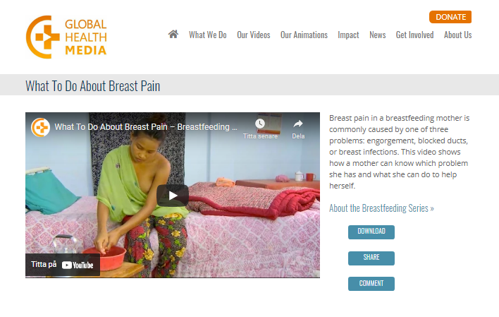 what to do about breast pain